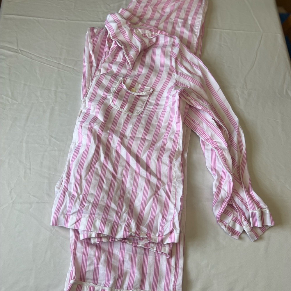 Victoria's Secret Striped Pink Pajamas